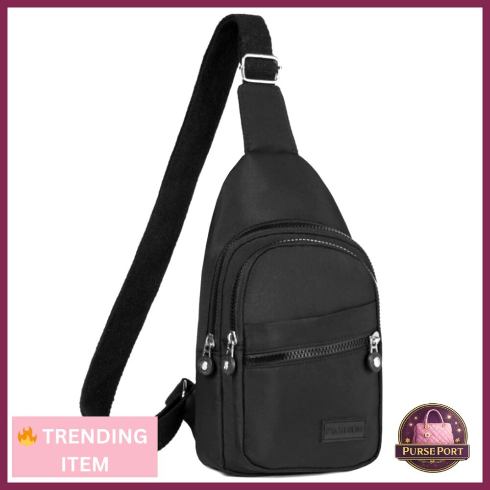 Small Crossbody Sling Backpack, Adjustable Strap,… - image 1